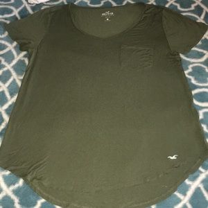 Navy Green Hollister Easy-Tee
